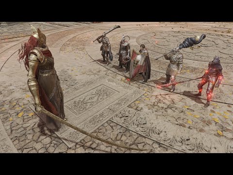 Tarnished Knight Team Vs Bosses - Elden Ring