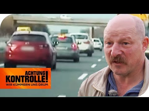 Krasser Drängler gibt richtig Gas! Polizei droht mit 3 Monaten Fahrverbot! | Achtung Kontrolle