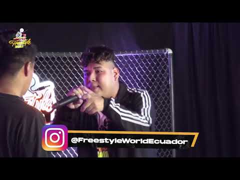 LEONEL VS QUINCHE RONDA BOMBO Y CAJA #freestyleworld #ecuador