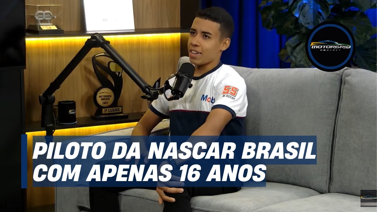 Murilo Rocha é piloto da NASCAR Brasil com apenas 16 anos | Motorgrid Podcast