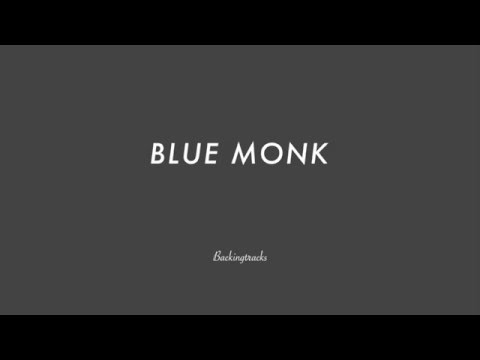 BLUE MONK chord progression - Jazz Backing Track Play Along