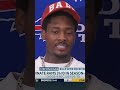 Stefon Diggs PRAISES Josh Allen ? #shorts