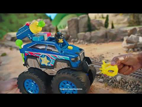 Žaislinė mašinėlė Spin Master PAW Patrol Rescue Wheels Power Haulin Cruiser 6070096 video