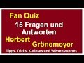Herbert Grönemeyer Fan Quiz - 15 Fragen und Antworten für echte Fans
