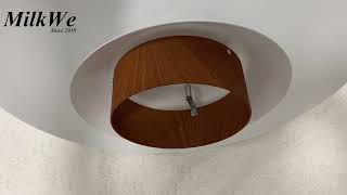Download lagu Wood Grain Classic Modern Style Mini/Large Designer PH 5 Walnut/Birch Pendant Light Replica mp3