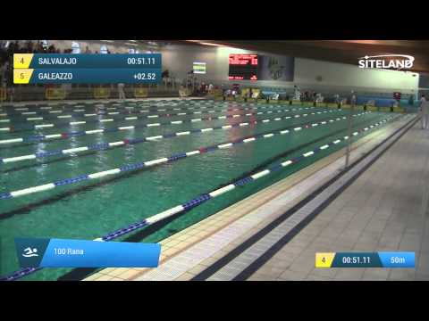 Serie 1 dei 100 Rana  Assoluti Femmine Master - Campionati Regionali Master 2015 VENETO e FRIULI VG