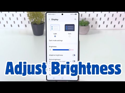 Samsung Galaxy S25 Ultra - How to Manage Adaptive Screen Brightness