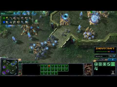 SHOUTcraft - Viperskwa (Z) vs Nas (P) - Starcraft 2 beta