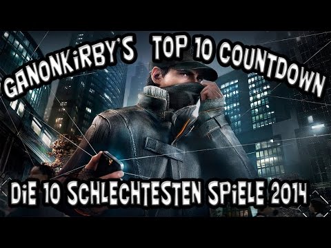 GanonKirby89's TOP 10 Countdown - Die 10 schlechtesten Spiele 2014