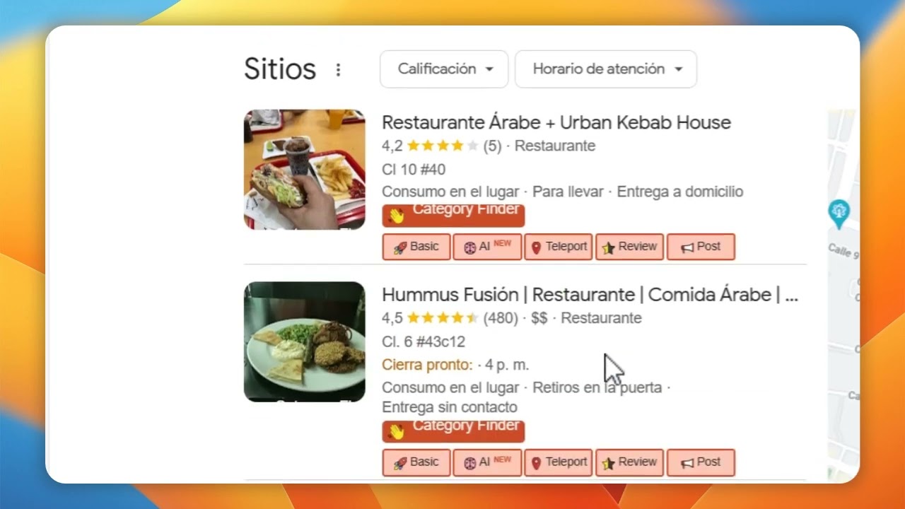 Testimonio de cliente LocalRank - Restaurante posicionado en Pack 3 de Google Maps para búsquedas gastronómicas Medellín