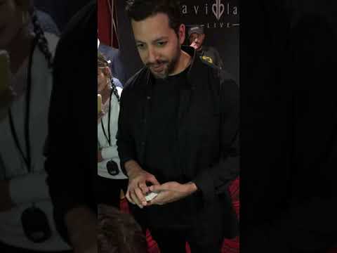 David Blaine Amazing Card Magic! Backstage VIP Access!