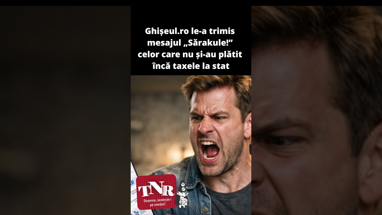 Ghișeul.ro le-a trimis mesajul „Sărakule!” celor care nu și-au plătit încă taxele la stat