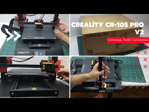 Creality CR-10s Pro V2 | Kastenöffnung, Montage, Kalibrieren und Erstausgabe!