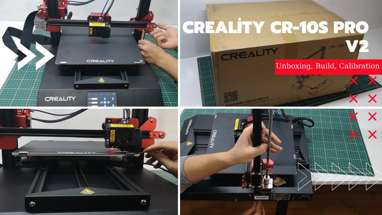 Creality CR-10s Pro V2 | Unboxing, Build, Calibration and First Print!