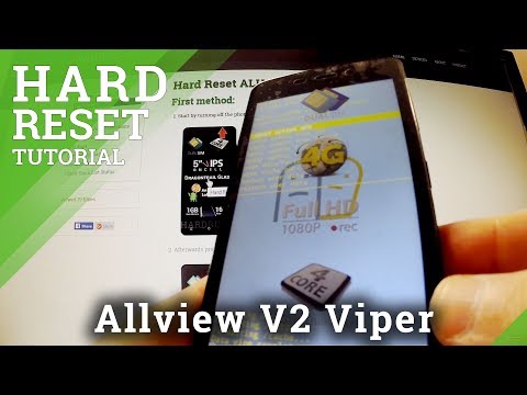 Hard Reset Allview V2 Viper  - remove screen lock