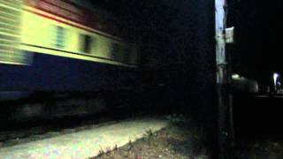 preview picture of video 'Rare and First Time on YouTube! Bikaner-Coimbature AC Exp overtakes Poor Pune Duronto at 110kmph+!!'