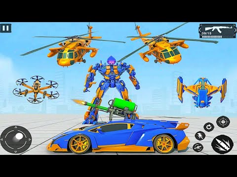 US Army Tank Transform Robot Battle War Shooting #2 - Android Gameplay