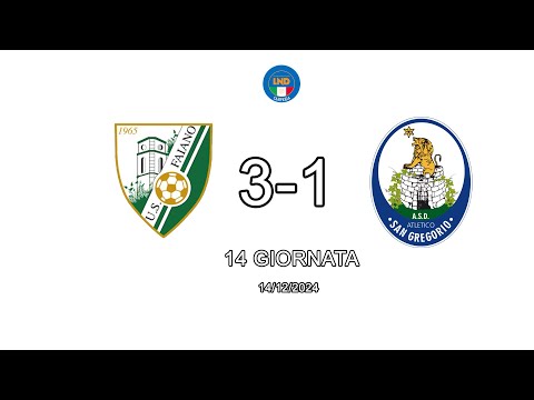 Highlights  US FAIANO  ATLETICO SAN GREGORIO 3 A 1