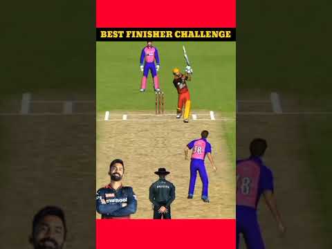 Best Finisher Challenge! 🤯 || Ms Dhoni Vs Dinesh Karthik 😱|| Real Cricket 20 #short #shorts