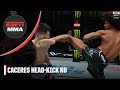 Alex Caceres head kicks Julian Erosa ? #UFCVegas66 | ESPN MMA