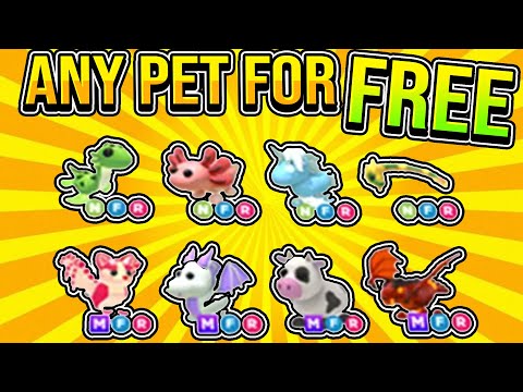 'HOW TO GET FREE PETS IN ADOPT ME HACK!' Free Unlimited Legendary Pets Glitch November 2023 (Roblox)