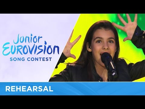 Fiamma Boccia - Cara Mamma - Dear Mom - Italy (Rehearsal) Junior Eurovision 2016