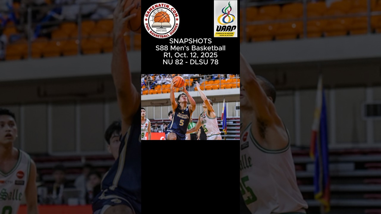 Snapshots: Men's Basketball - NU 82 - DLSU 78