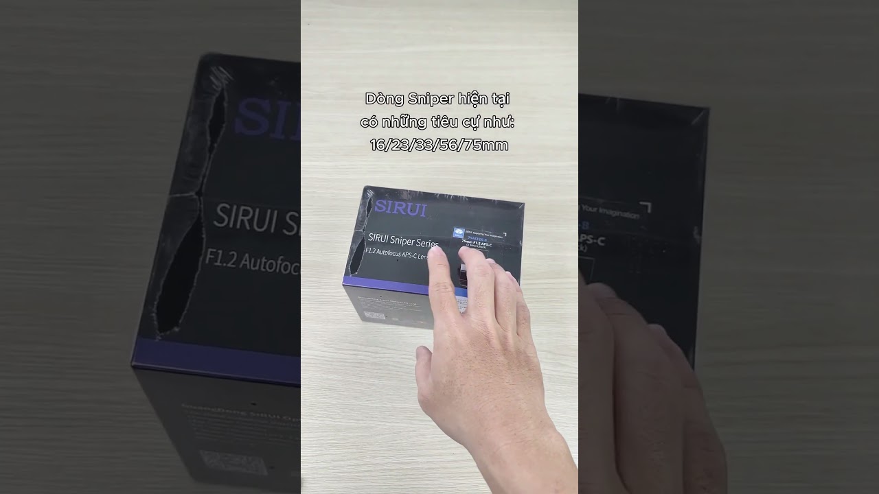 Video SIRUI 75mm F1.2 Auto Focus – Sirui Sniper AF lấy nét tự động