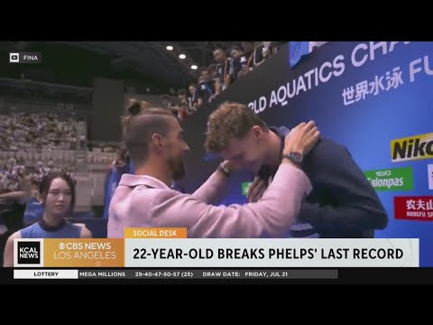 Michael Phelps' last remaining world record broken by French swimmer