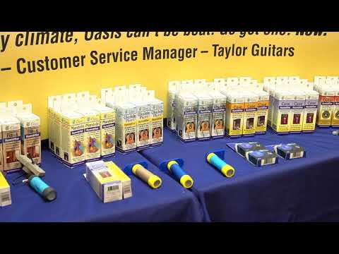 Oasis Humidifiers Announces Taylor Guitars Endorsement at NAMM 2020