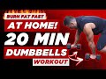 20-Minute Full-Body Dumbbells Circuit Training Workout | BJ Gaddour Home Gym Fitness