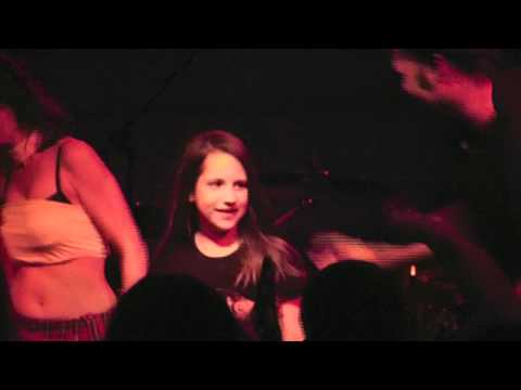 Young girl headbanging (Motherstone live in Warsaw May 2011)