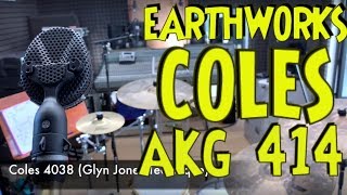 Video thumbnail for Coles 4038 + Earthworks SR25 + AKG 414 by Toni Mateos