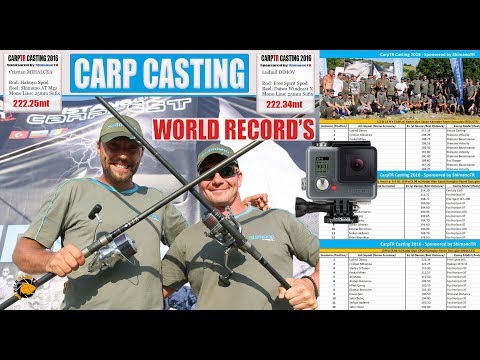 *** CARP CASTING WORLD RECORD'S - GO PRO VERSION ***