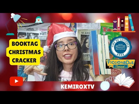 BOOK TAG DE NATAL CHRISTMAS CRACKER | Kemiroxtv