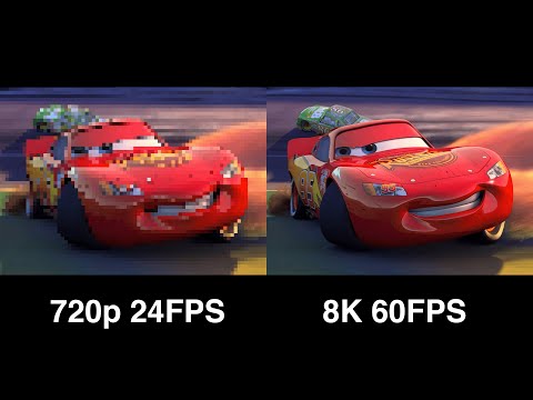 Cars (2006) in 8K 60FPS (Remastered & Upscaled by Artifical Intelligence)