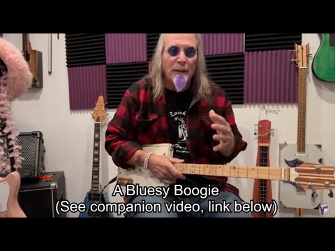 A Bluesy Boogie Lesson Beginner & Experienced 3 String Cigar Box Guitar Blues Fingerpicking Players
