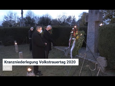 Kranzniederlegung zum Volkstrauertag 2020 live