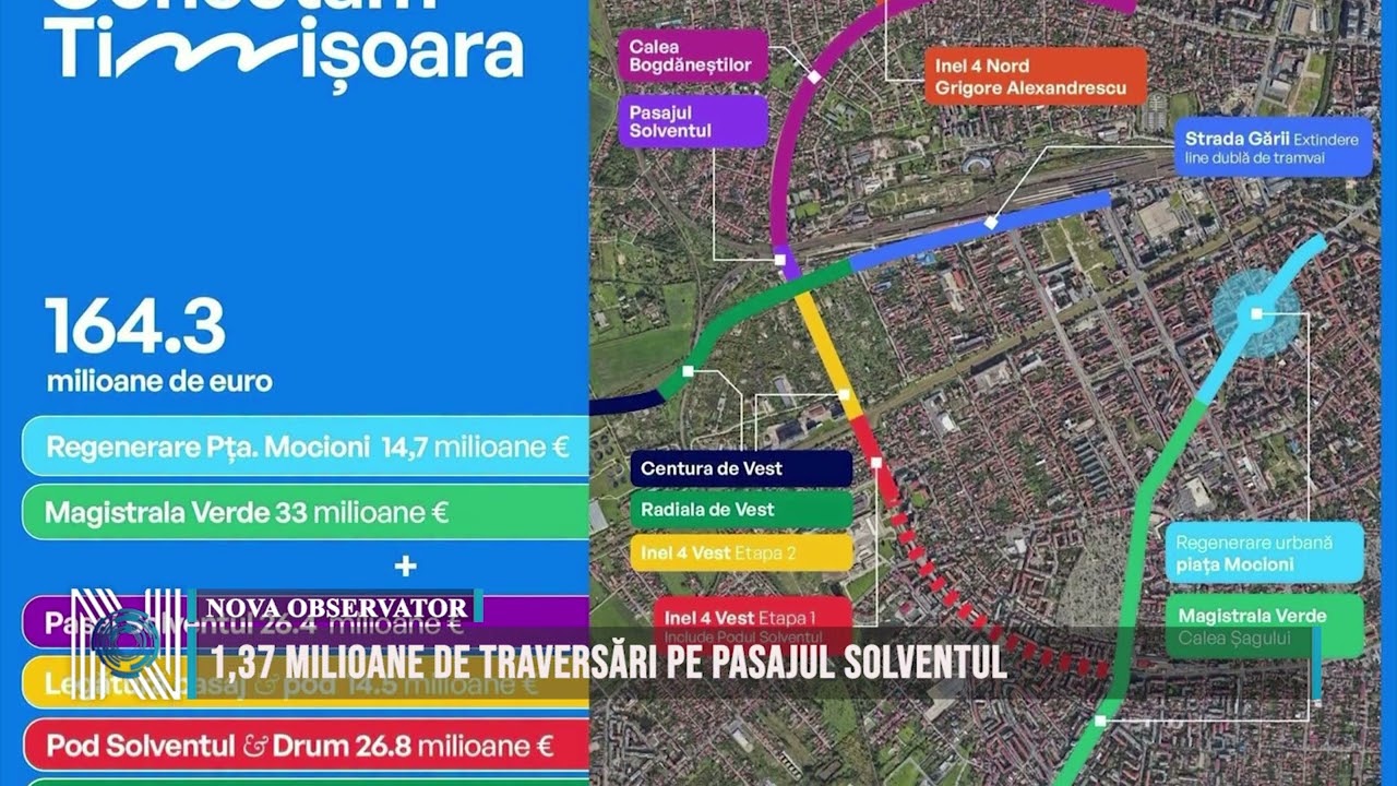 1,37 milioane de traversări pe Pasajul Solventul