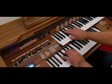 Órgão eletrônico Harmonia HS95. Registração perfeita!