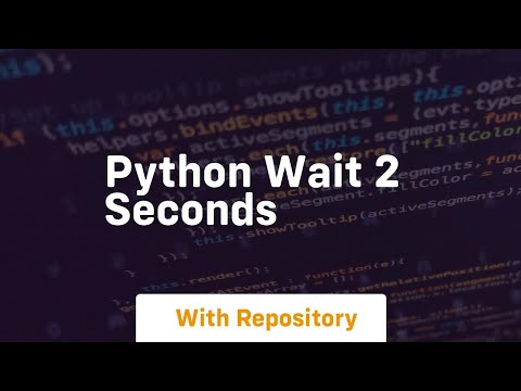 Python Wait 2 Seconds