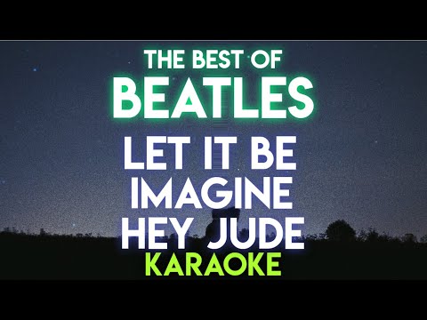 LET IT BE | IMAGINE | HEY JUDE - BEATLES (KARAOKE VERSION) #karaoke #music #song #beatles