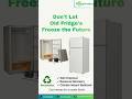 Don’t Let Old Fridges Freeze the Future! ♻️That clunky old fridge? #recycle #recytronics