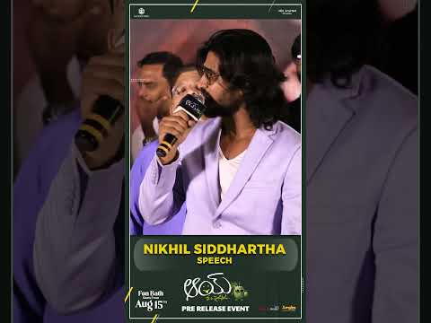 #Nikhil wishes blockbuster success for #NarneNithiin and entire team of #AAYMovie | #AAYOnAUG15