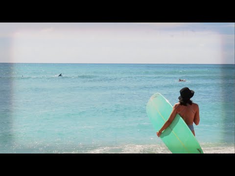 Longboard Surfing in Hawaii | Stacia Ahina and Ashley Ahina