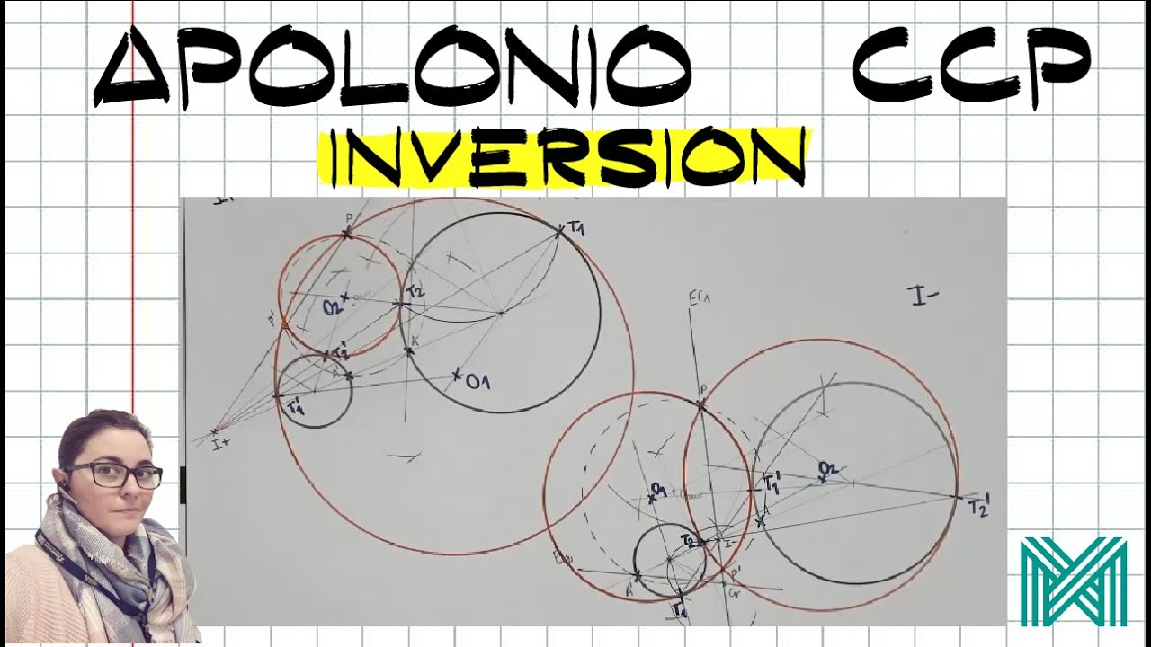 Apolonio CCP por inversión (punto exterior a las circunferencias)