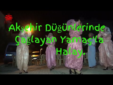 Akşehir Düğünlerinde Çağlayan Yamaçla Halay.