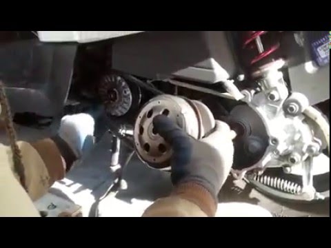 Yamaha C3 and 2012 Zuma 50f  CVT Gates Belt Change