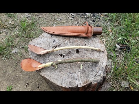 The Making of a Birch Bark Spoon
