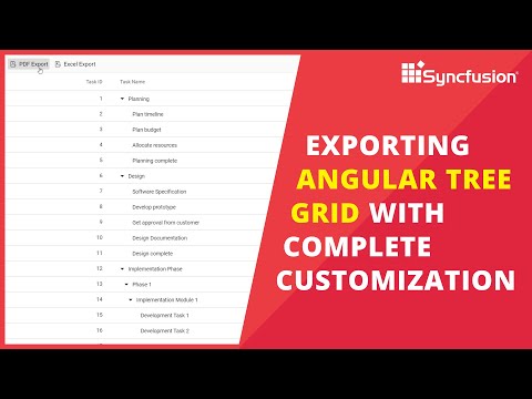 Create an Angular Tree Grid Using Angular CLI and Schematics